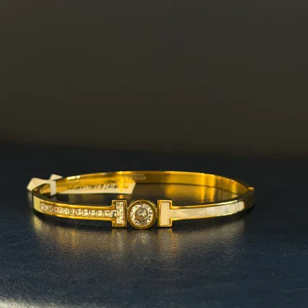 Anti-Tarnish B Solitaire N Kada - - Anti-Tarnish - BLINGARI - Media 1