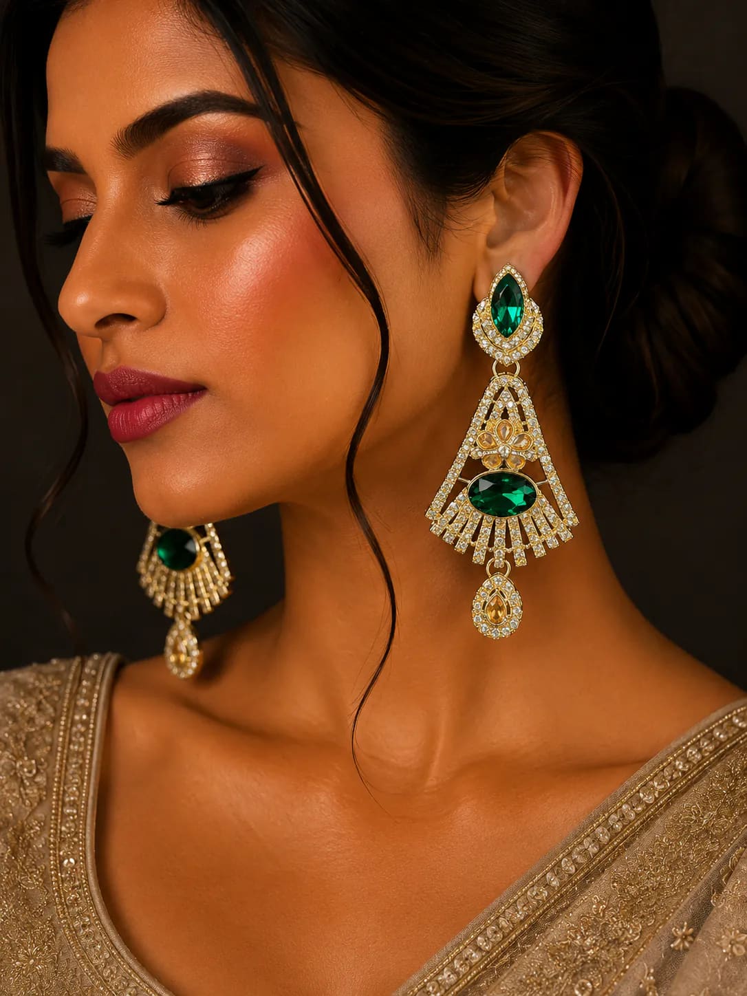 Jhumka 90090 - - Jhumkas - BLINGARI - Media 1
