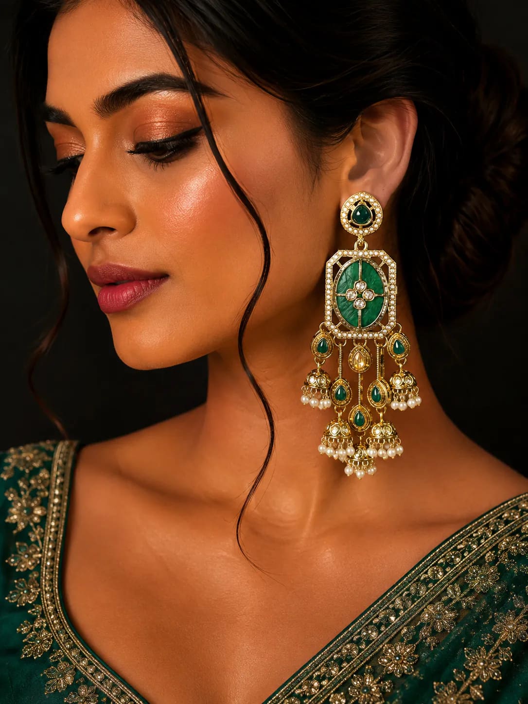Jhumka 90132 - - Jhumkas - BLINGARI - Media 1