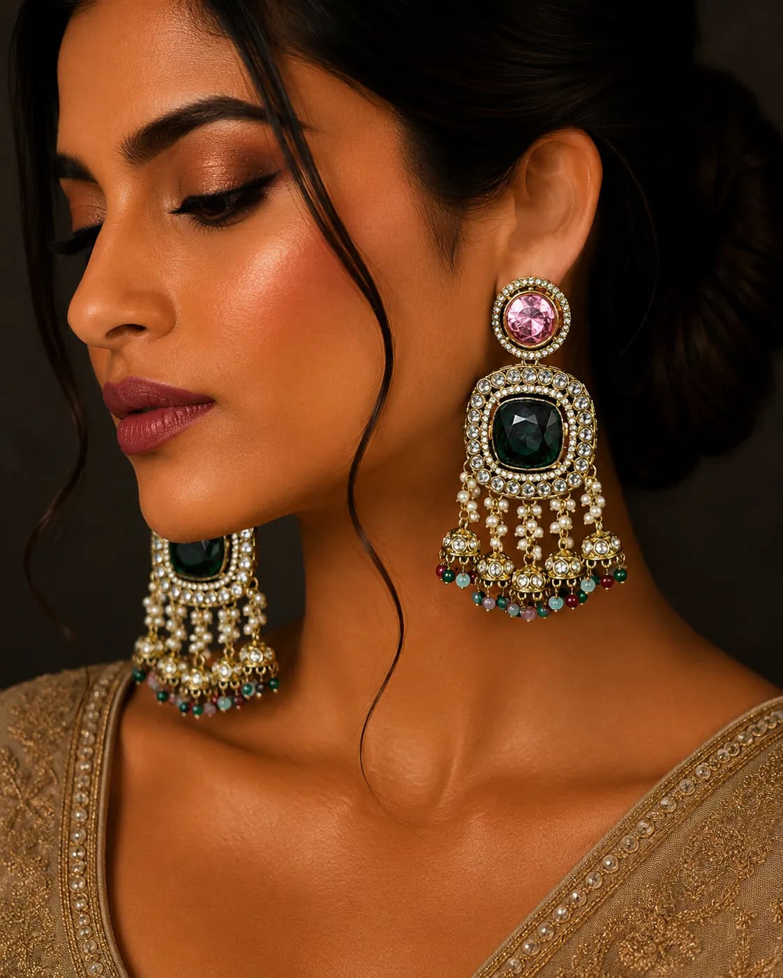 Jhumka 90124 - - Jhumkas - BLINGARI - Media 1